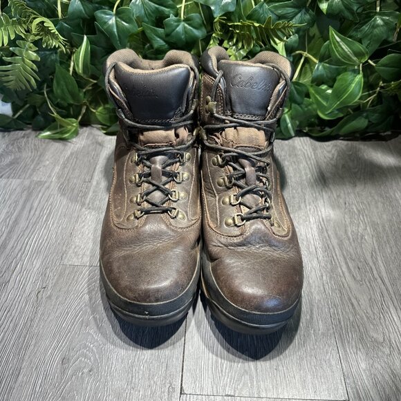 Cabelas Men\'s 7” Rimrock Hikers Boots Goretex Brown Leather # 819600 Size 13 D main image 4